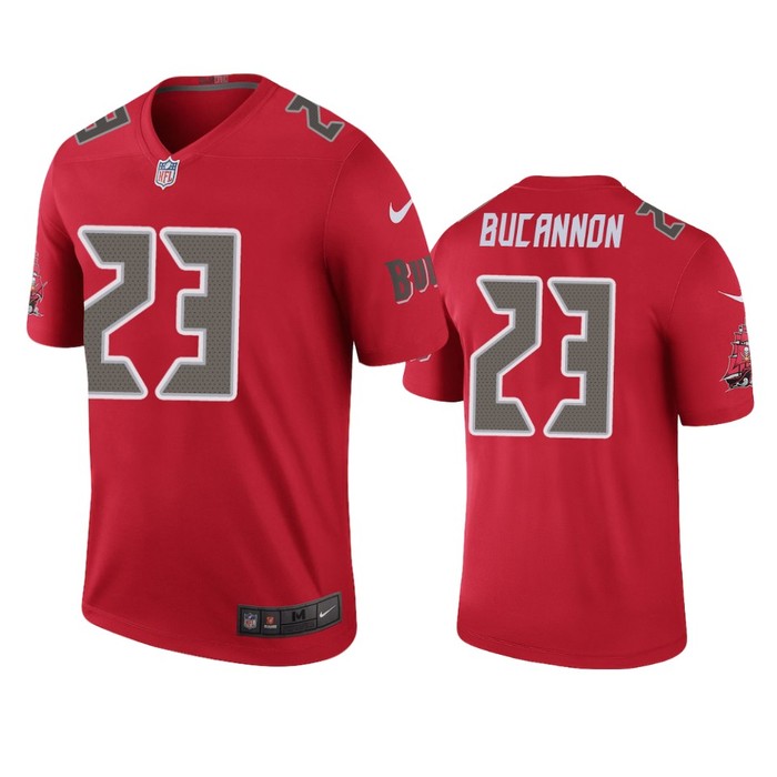 Tampa Bay Buccaneers Deone Bucannon Red Color Rush Legend Jersey