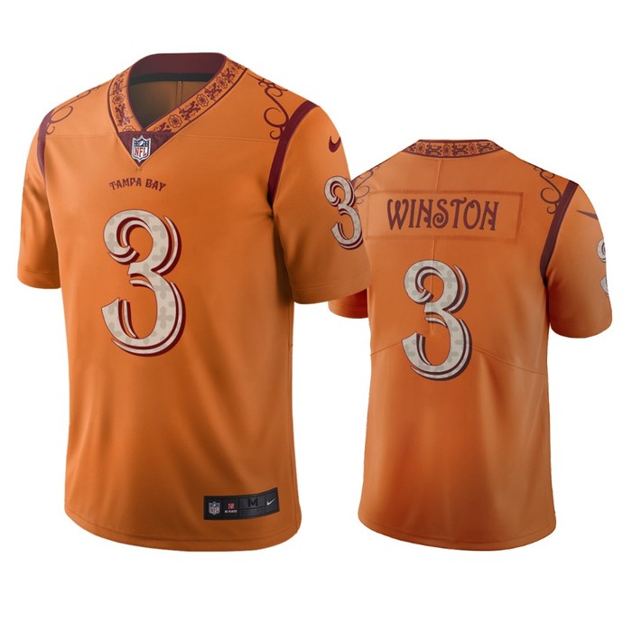 Tampa Bay Buccaneers Jameis Winston Orange City Edition Vapor Limited Jersey