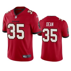 Tampa Bay Buccaneers Jamel Dean Red 2020 Vapor Limited Jersey - Mens