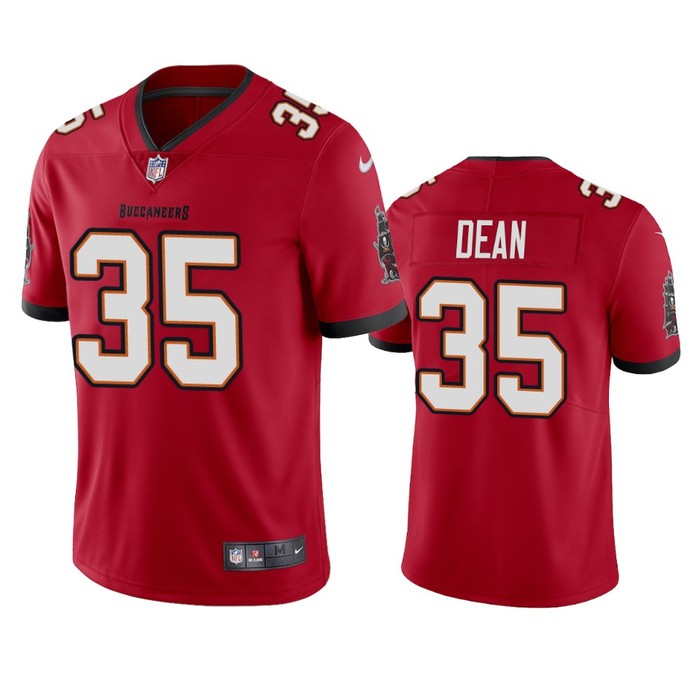 Tampa Bay Buccaneers Jamel Dean Red 2020 Vapor Limited Jersey - Mens