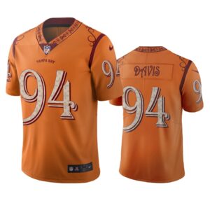 Tampa Bay Buccaneers Khalil Davis Orange City Edition Vapor Limited Jersey - Cocomos