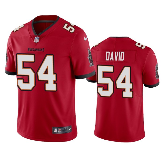 Tampa Bay Buccaneers Lavonte David Red 2020 Vapor Limited Jersey - Mens