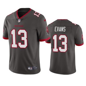 Tampa Bay Buccaneers Mike Evans Pewter 2020 Vapor Limited Jersey - Mens