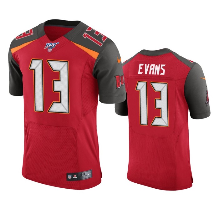 Tampa Bay Buccaneers Mike Evans Red 100th Season Vapor Elite Jersey