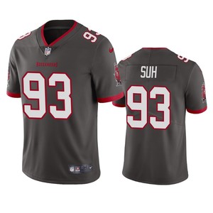 Tampa Bay Buccaneers Ndamukong Suh Pewter 2020 Vapor Limited Jersey - Mens