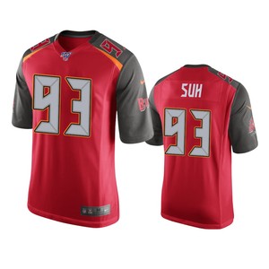 Tampa Bay Buccaneers Ndamukong Suh Red 100th Season Game Jersey