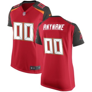 Tampa Bay Buccaneers Nike Womens Custom Game Jersey - Red