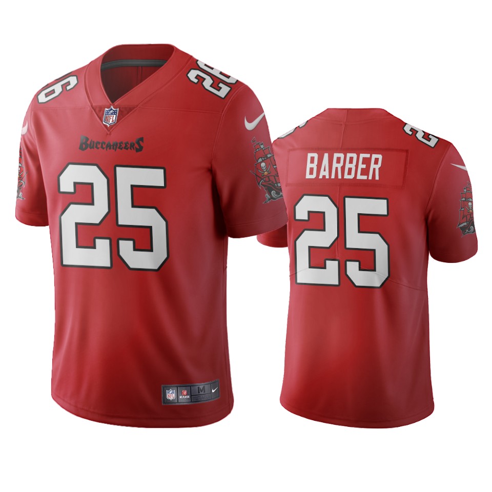 Tampa Bay Buccaneers Peyton Barber Red 2020 Vapor Limited Jersey - Cocomos