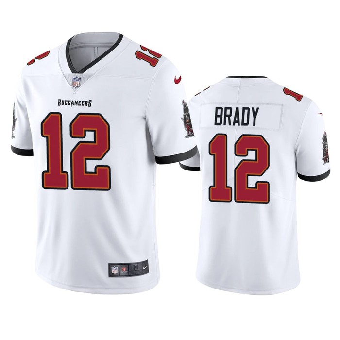 Tampa Bay Buccaneers Tom Brady White 2020 Vapor Limited Jersey - Mens