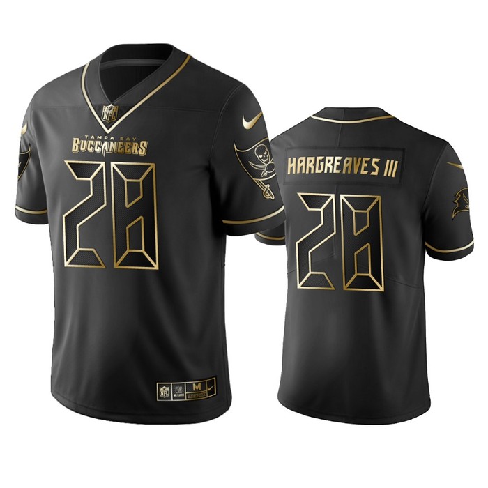 Tampa Bay Buccaneers Vernon Hargreaves Iii Black Golden Edition 2019 Vapor Untouchable Limited Jersey - Mens