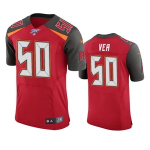 Tampa Bay Buccaneers Vita Vea Red 100th Season Vapor Elite Jersey