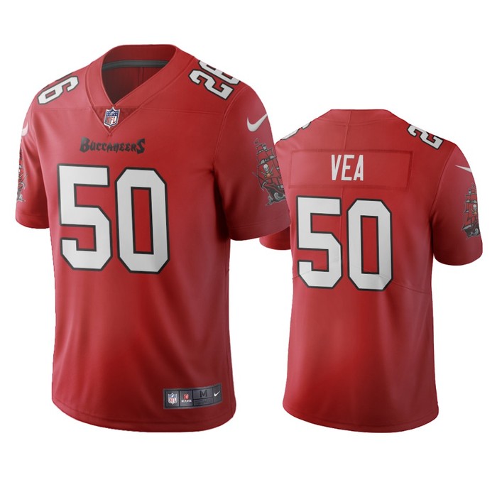 Tampa Bay Buccaneers Vita Vea Red 2020 Vapor Limited Jersey