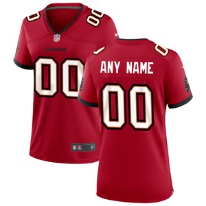 Tampa Bay Buccaneers Womens Custom Game Jersey - Red Custom Jerseys Nfl