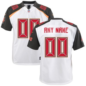 Tampa Bay Buccaneers Youth Custom Game Jersey - White