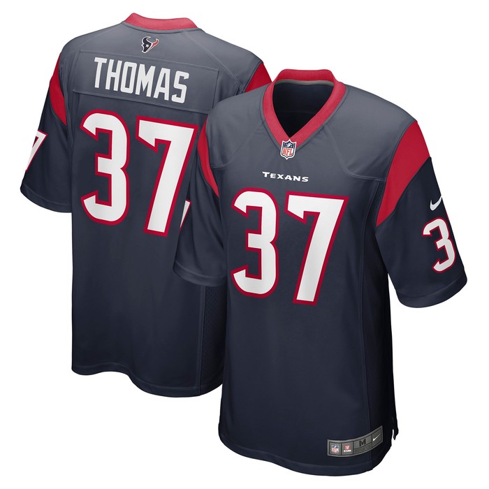 Tavierre Thomas Houston Texans Game Player Jersey - Navy Nfl