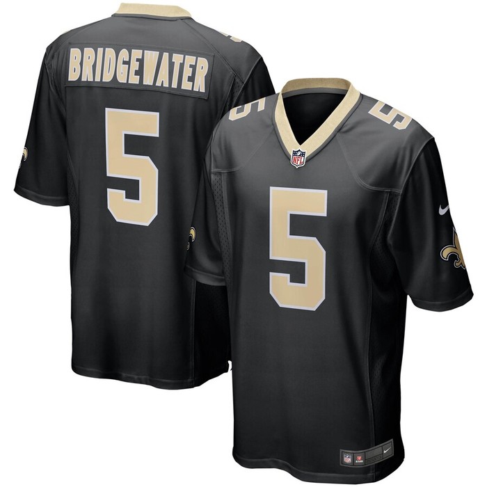 Teddy Bridgewater New Orleans Saints Nike Game Jersey - Black