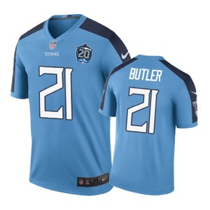 Tennessee Titans #21 Malcolm Butler Nike Color Rush Light Blue Jersey - Cocomos