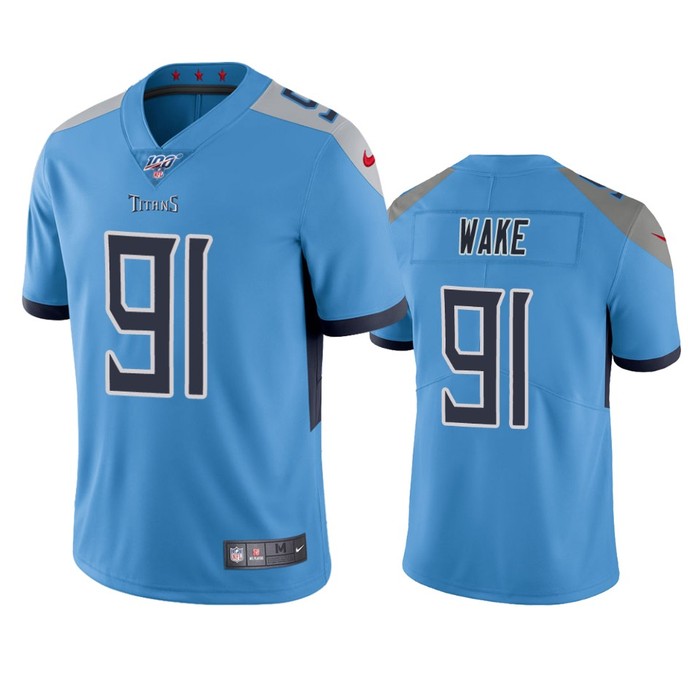 Tennessee Titans Cameron Wake Light Blue 100th Season Vapor Limited Jersey