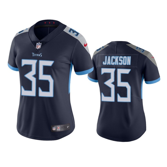 Tennessee Titans Chris Jackson Navy Vapor Limited Jersey