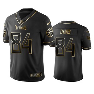 Tennessee Titans Corey Davis Black Golden Edition 2019 Vapor Untouchable Limited Jersey - Mens