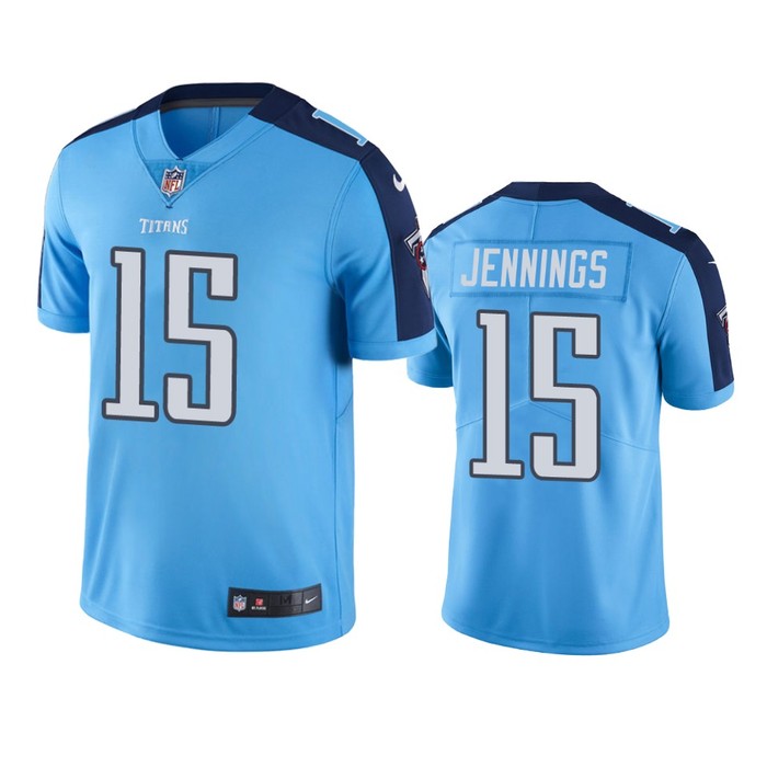 Tennessee Titans Darius Jennings Light Blue Nike Color Rush Limited Jersey