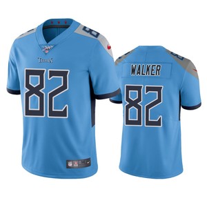 Tennessee Titans Delanie Walker Light Blue 100th Season Vapor Limited Jersey