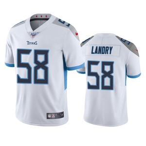 Tennessee Titans Harold Landry White 100th Season Vapor Limited Jersey