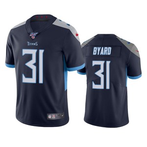 Tennessee Titans Kevin Byard Navy 100th Season Vapor Limited Jersey