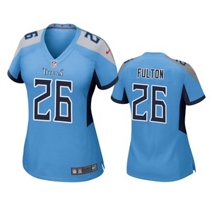 Tennessee Titans Kristian Fulton Light Blue 2020 Nfl Draft Game Jersey