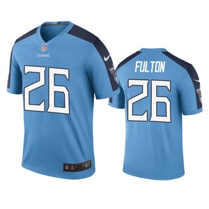 Tennessee Titans Kristian Fulton Light Blue Color Rush Legend Jersey