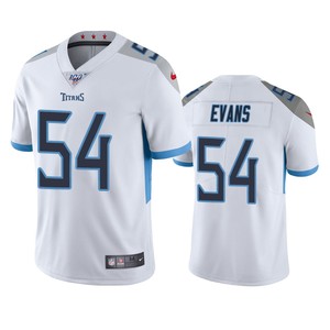 Tennessee Titans Rashaan Evans White 100th Season Vapor Limited Jersey