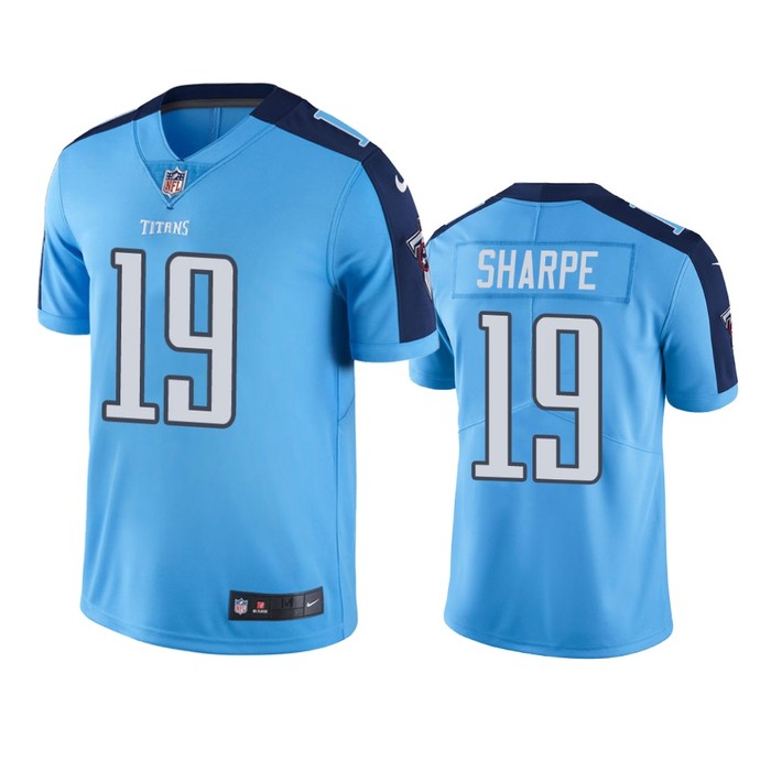 Tennessee Titans Tajae Sharpe Light Blue Nike Color Rush Limited Jersey - Cocomos