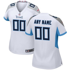 Tennessee Titans Womens Custom Game Jersey White Custom Jerseys Nfl