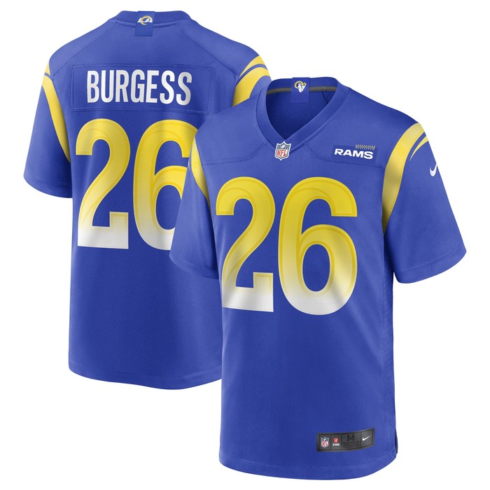 Terrell Burgess Los Angeles Rams Game Jersey - Royal Nfl