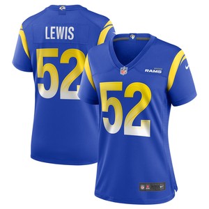 Terrell Lewis Los Angeles Rams Womens Game Jersey - Royal Nfl