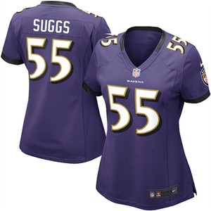 Terrell Suggs Baltimore Ravens Nike Womens Game Jersey - Purple