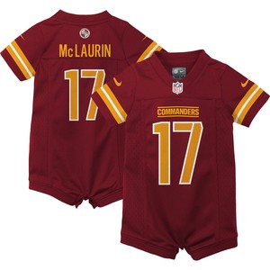 Terry Mclaurin Washington Commanders Newborn & Infant Game Romper Jersey - Burgundy Nfl