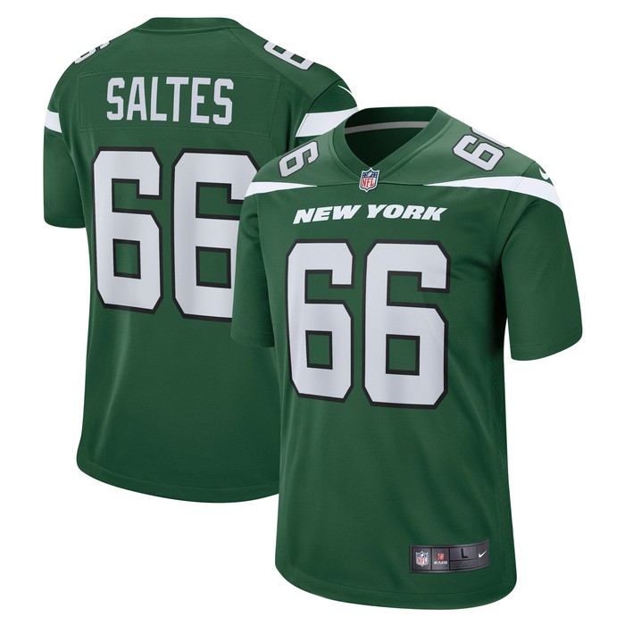 Teton Saltes New York Jets Game Jersey - Gotham Green Nfl - Cocomos