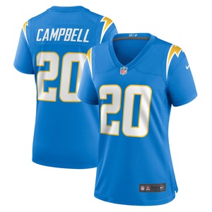 Tevaughn Campbell Los Angeles Chargers Womens Game Player Jersey - Powder Blue Nfl