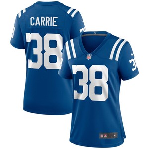 T.j. Carrie Indianapolis Colts Womens Game Jersey - Royal Nfl