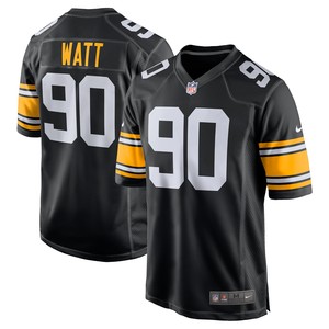 T.j. Watt Pittsburgh Steelers Alternate Game Jersey - Black Nfl