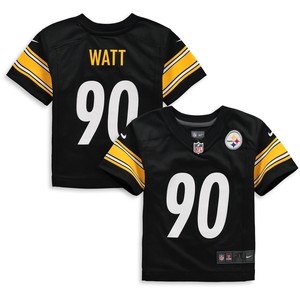 T.j. Watt Pittsburgh Steelers Toddler Player Game Jersey - Black Nfl