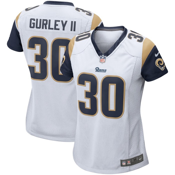 Todd Gurley Ii Los Angeles Rams Nike Womens Player Game Jersey - White