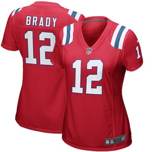 Tom Brady New England Patriots Nike Womens Game Jersey - Red