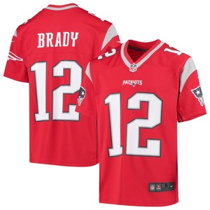 Tom Brady New England Patriots Nike Youth Inverted Game Jersey - Red