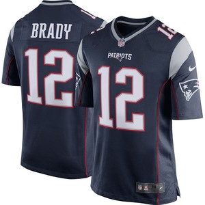 Tom Brady New England Patriots Youth Nike Team Color Game Jersey - Navy Blue