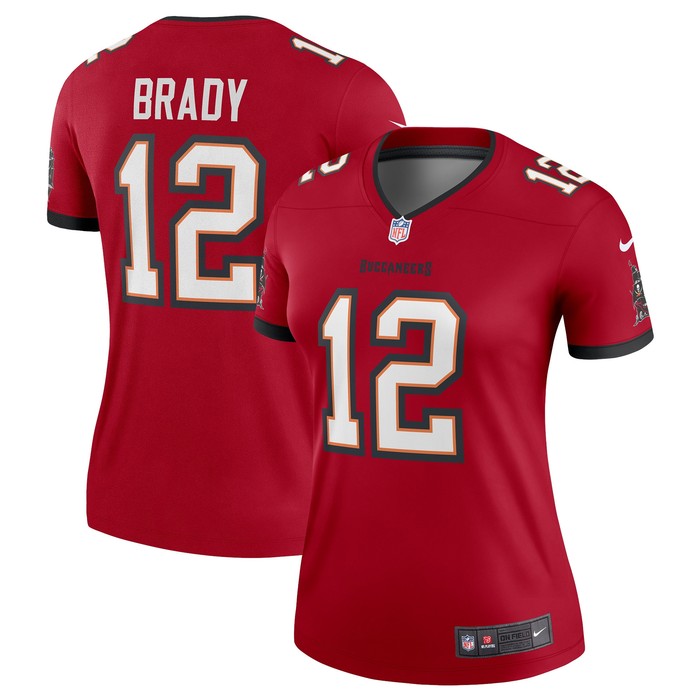 Tom Brady Tampa Bay Buccaneers Womens Legend Jersey - Red Nfl