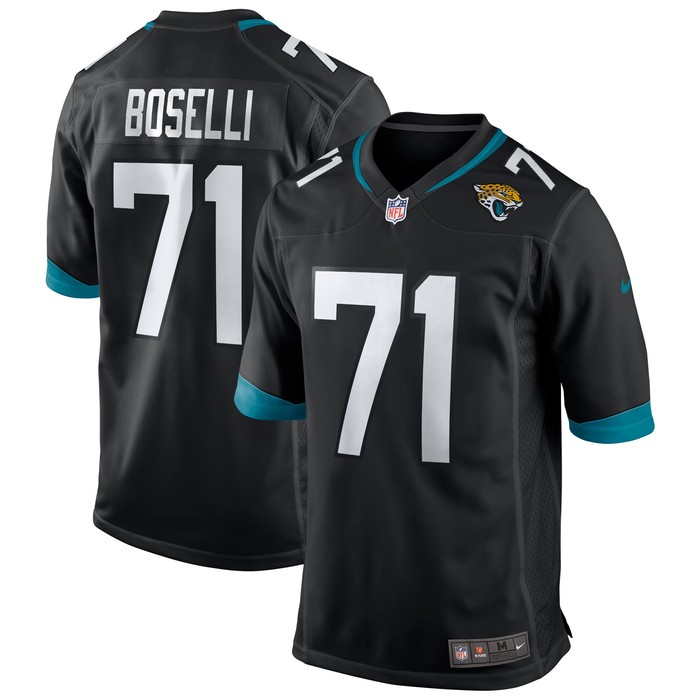 Tony Boselli Jacksonville Jaguars Game Retired Player Jersey - Black Nfl