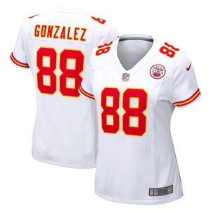 Tony Gonzalez Kansas City Chiefs Womens Retired Game Jersey - White Nfl