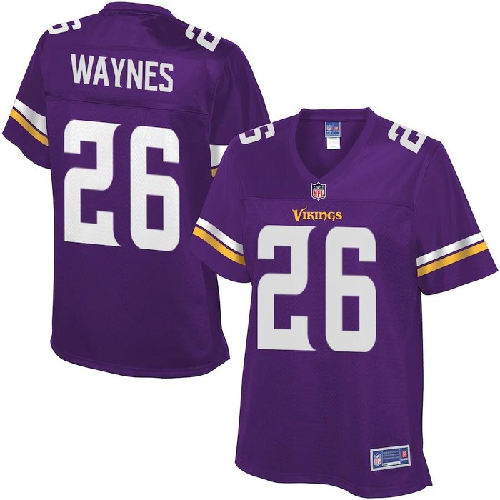 Trae Waynes Minnesota Vikings Nfl Pro Line Womens Team Color Jersey - Purple